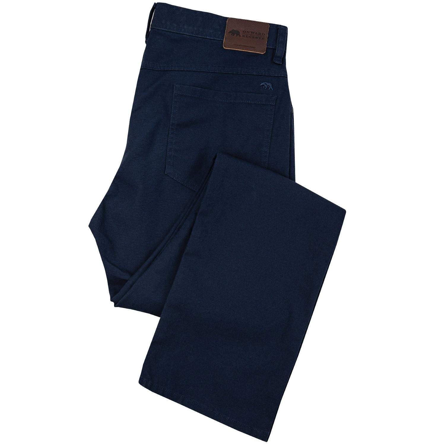 Onward Reserve Micro Canvas Stretch Pant Navy – Clover Boutique Lexington