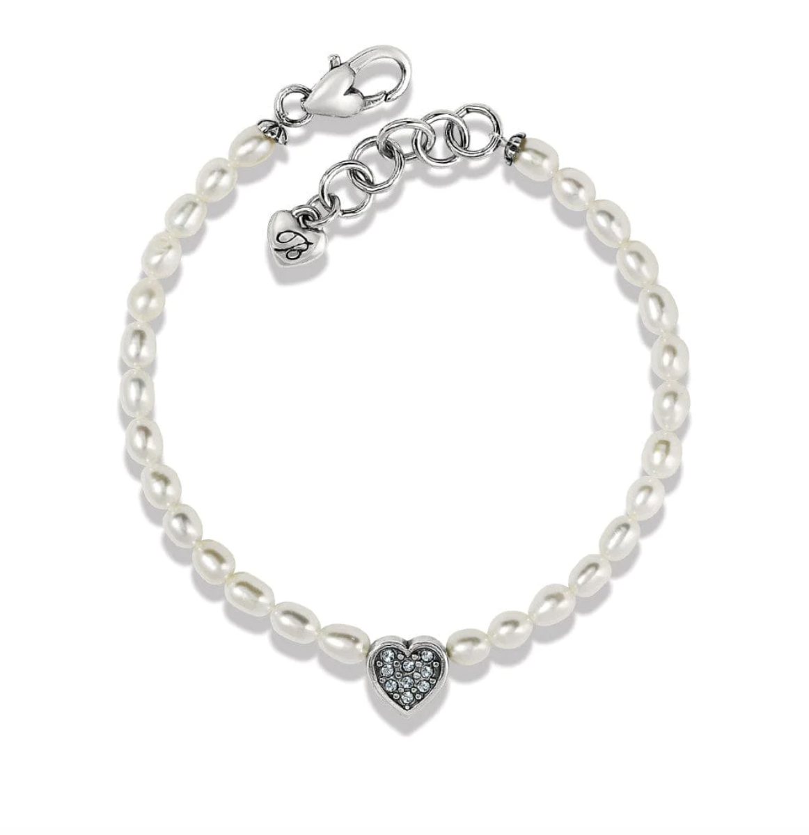 Brighton Meridian Zenith Heart pearl bracelet